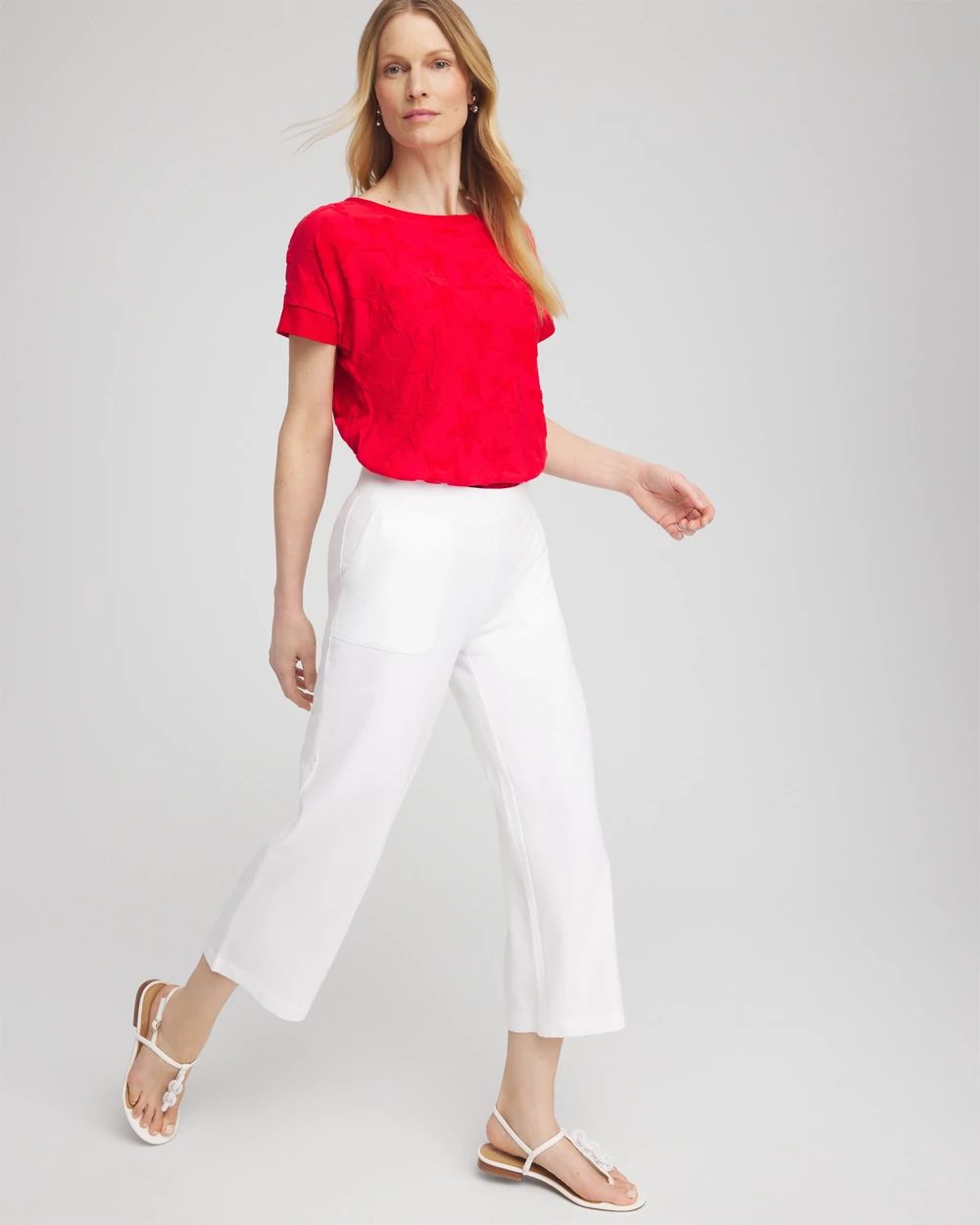 Zenergy® French Terry Wide Leg Crops | Chico's